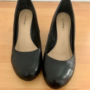 Call It Spring - Black wedge shoes